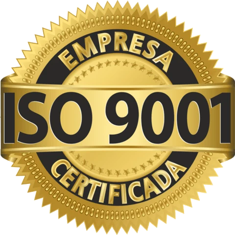 Certificada ISO 9001: Sistema de Gestão da Qualidade certificado